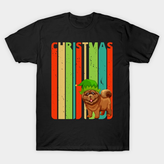 Colourful Christmas Dog T-Shirt by MadebyTigger